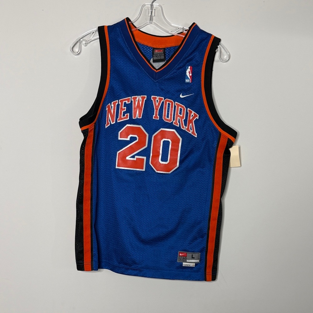 Nike Blue New York Basketball Jersey